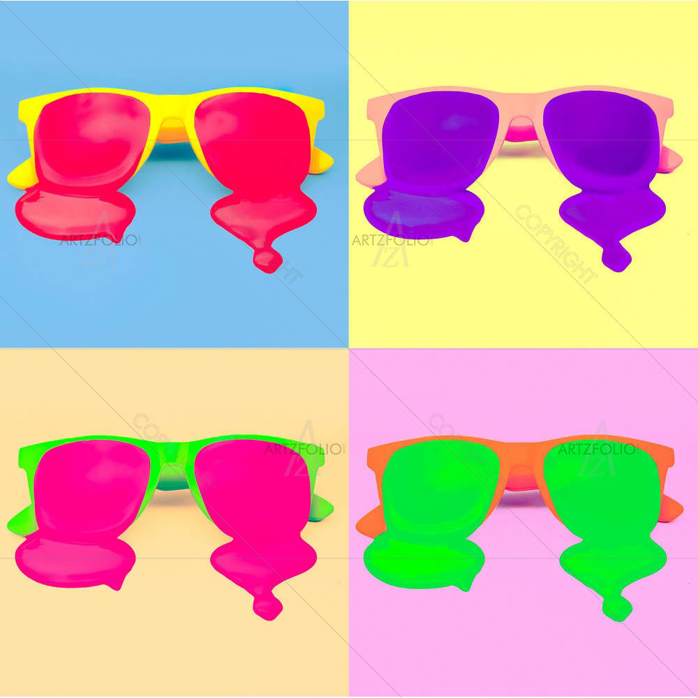 Hipster Sunglasses — Adult custom art by ArtzFolio