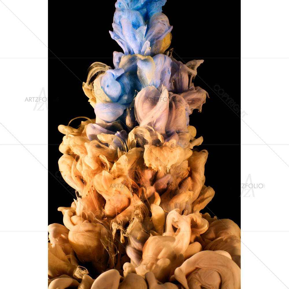 Motion Color Ink Drop D3 — custom-size art design 5006547