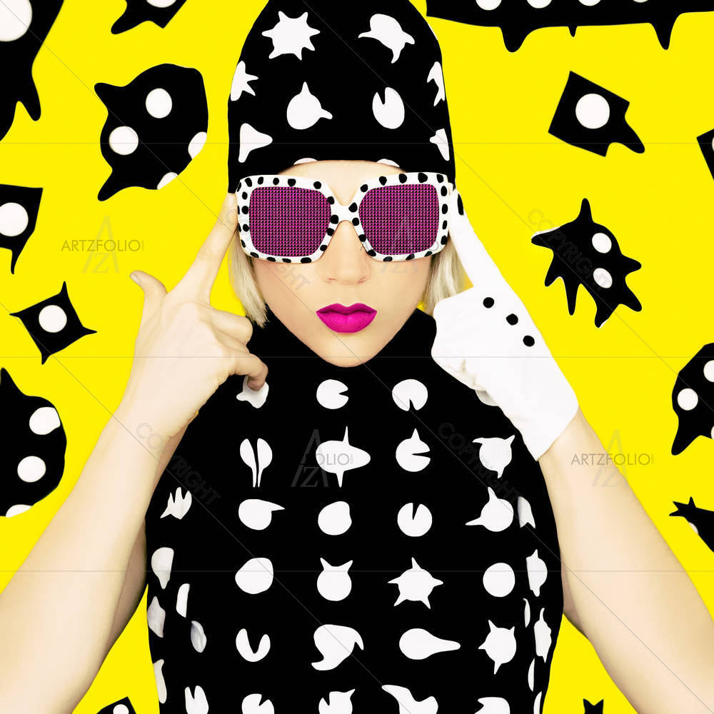 Polka Dots Monster Girl — Adult custom art by ArtzFolio