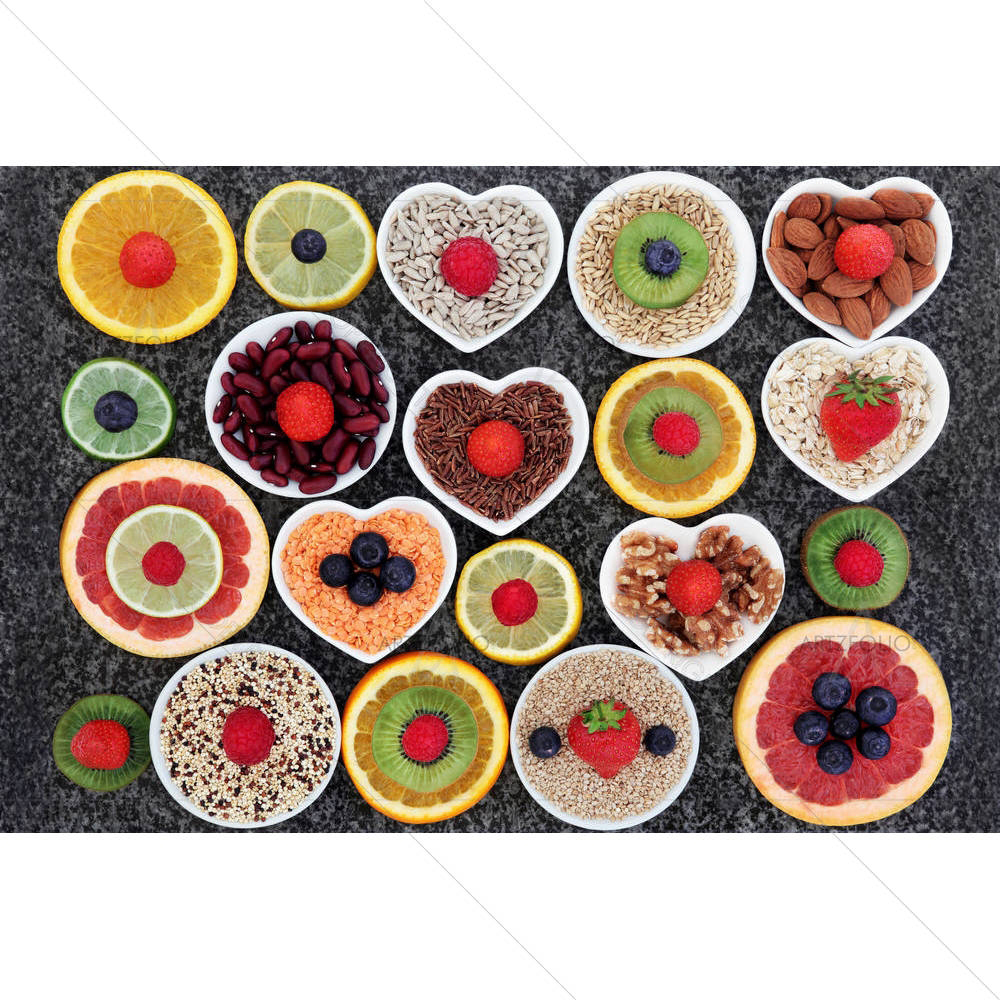 Food Selection Abstract Design — Abstract custom art by ArtzFolio
