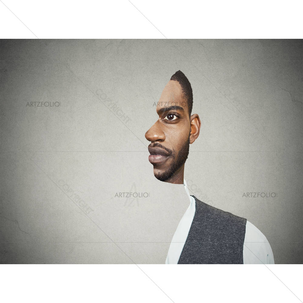 Young Man Isolated — custom-size art design 5006568