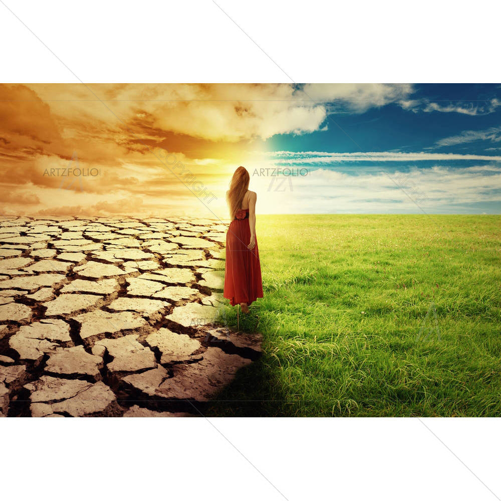 Climate Change Art — custom-size art design 5006597