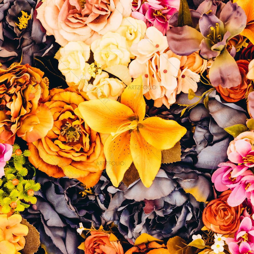 Vintage Flower — custom-size art design 5006599