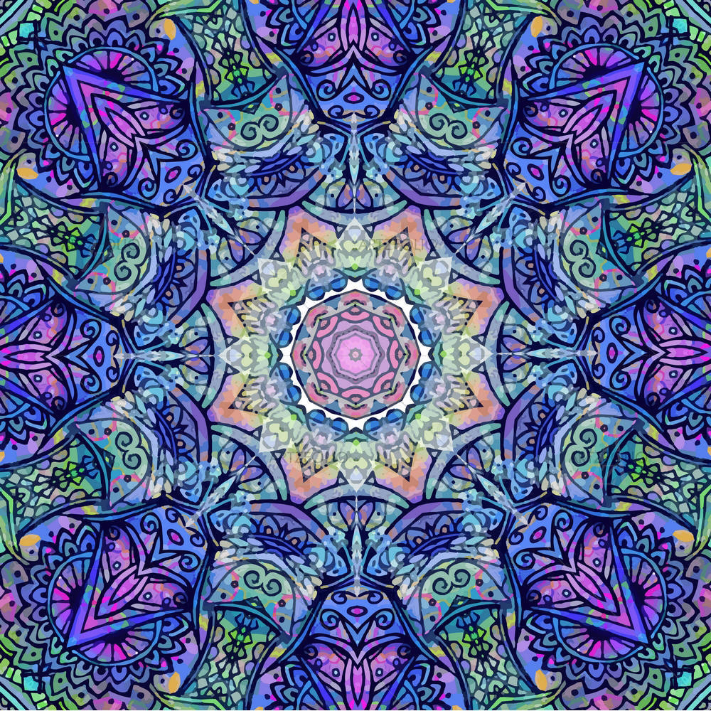 Traditional Motif Art — custom-size art design 5006609