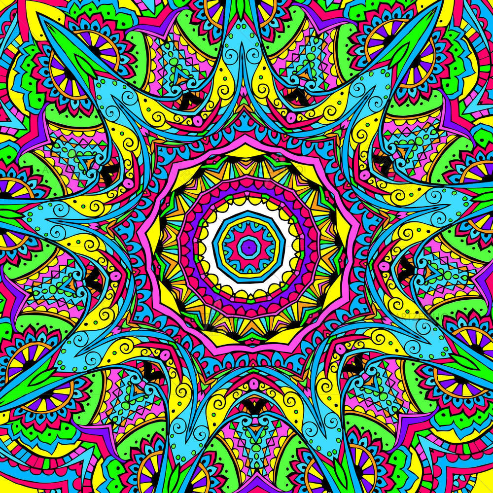 Traditional Motif Element D2 — custom-size art design 5006611