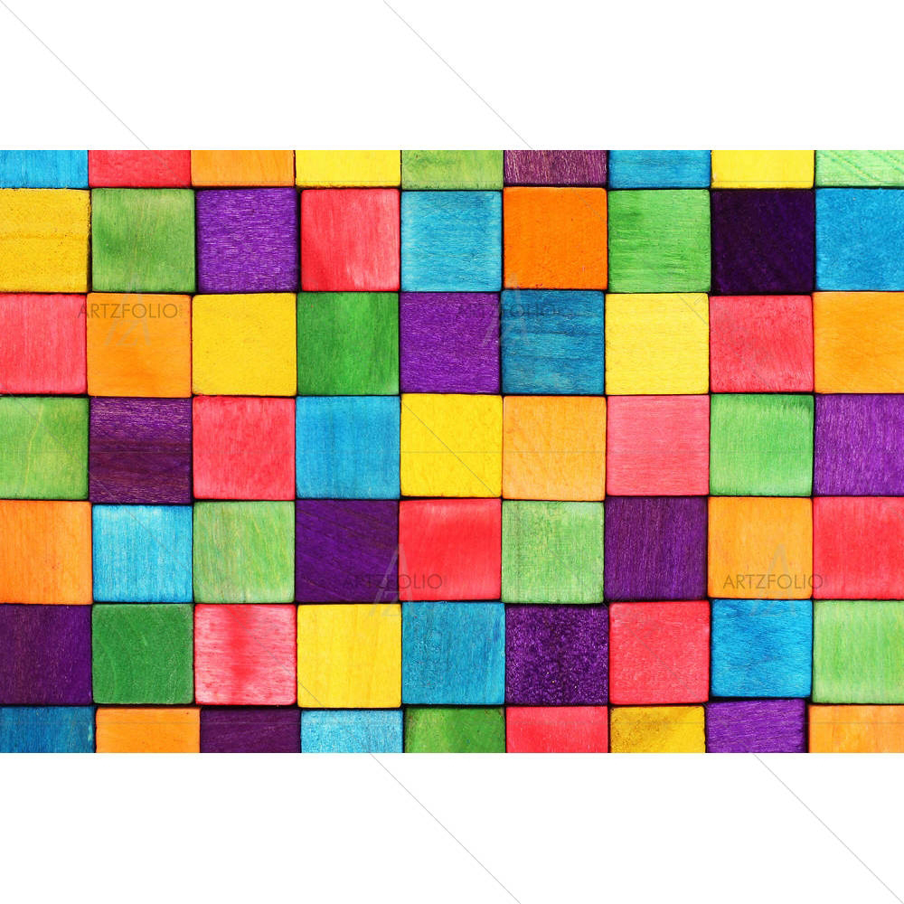 Colorful Blocks — custom-size art design 5006630
