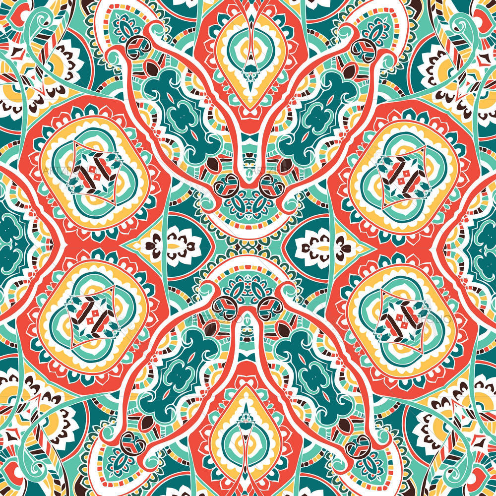 Traditional Motif Style — custom-size art design 5006650