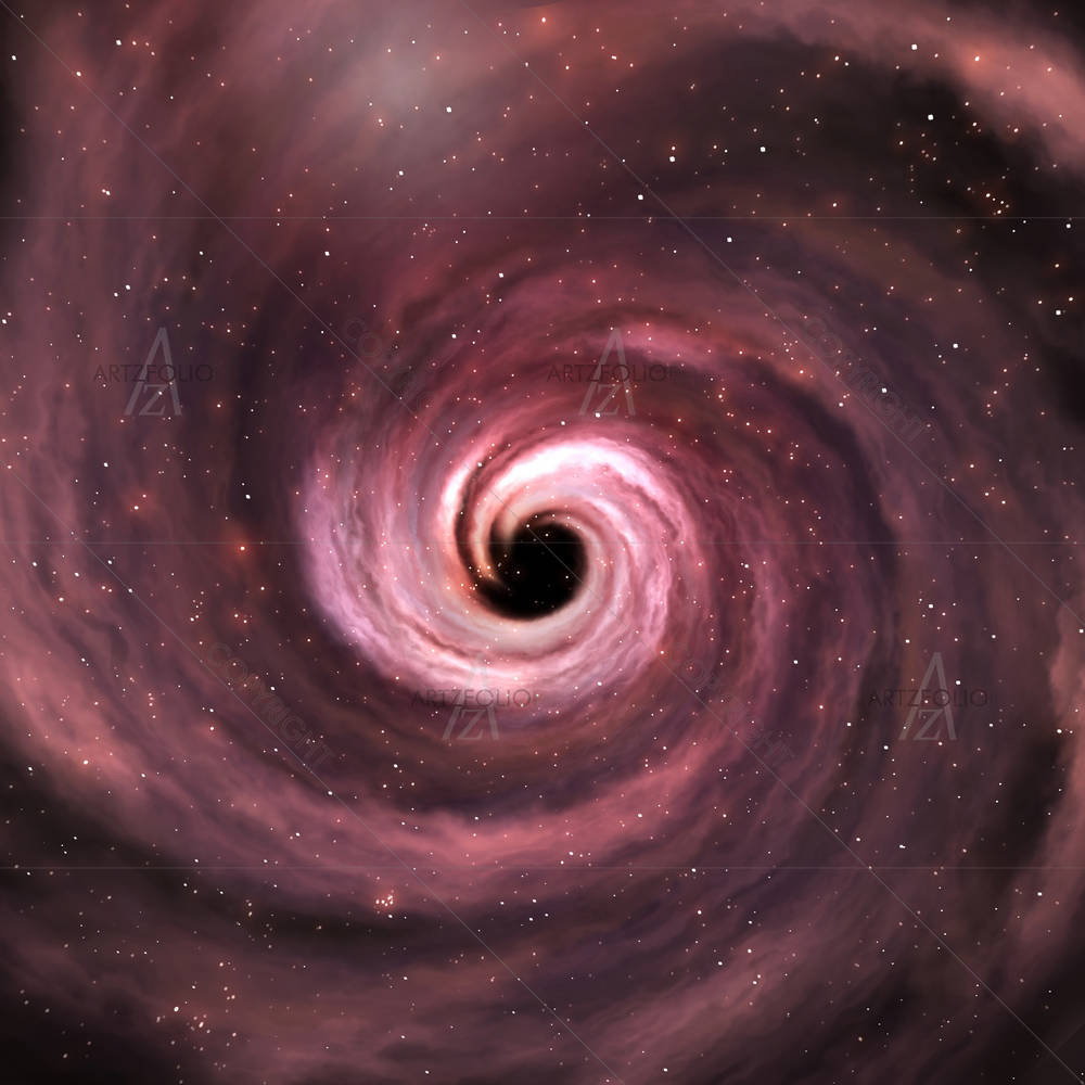 Space Scene — Astronomy custom art by ArtzFolio