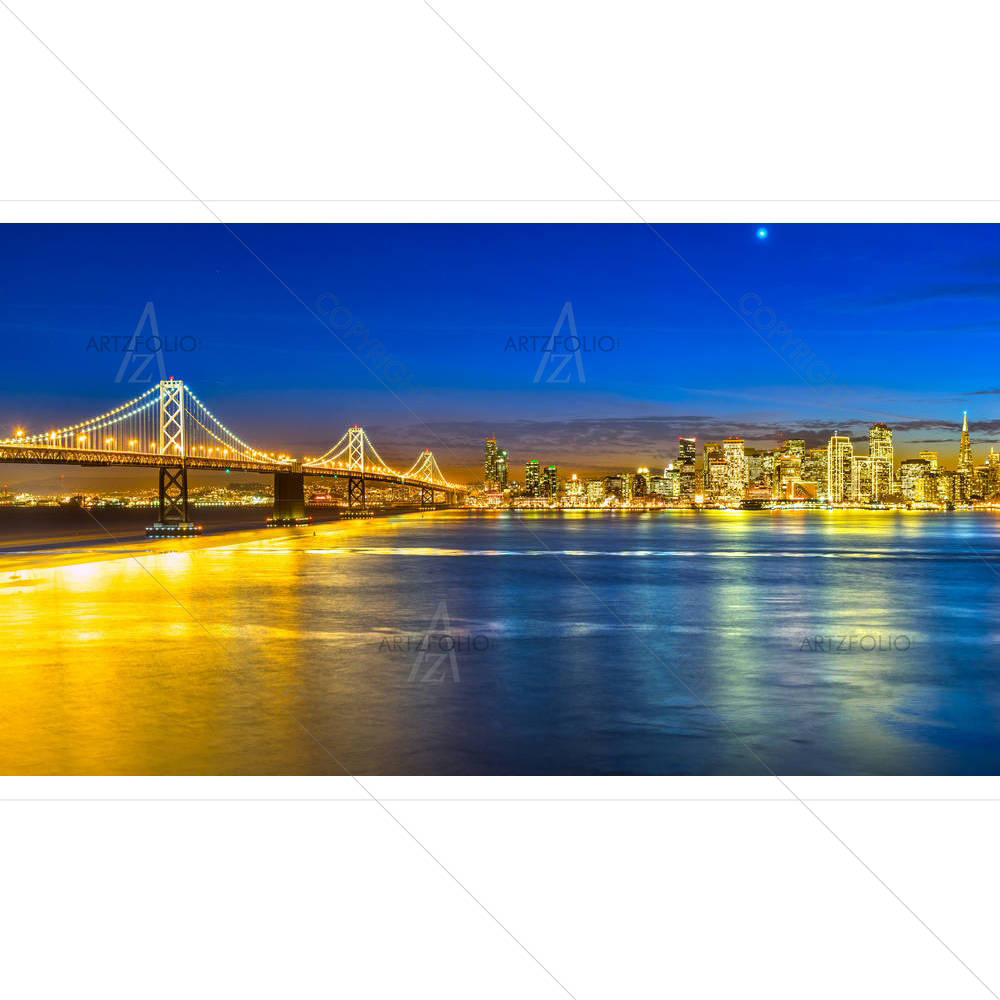 San Francisco Skyline, California, USA — custom-size art design 5006672