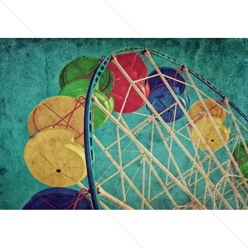 Colorful Ferris Wheel — custom-size art design 5006681