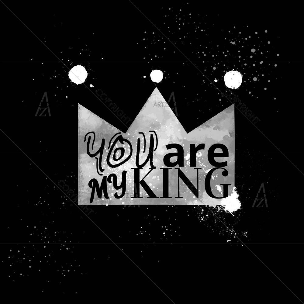 Crown On The Blackboard — custom-size art design 5006682