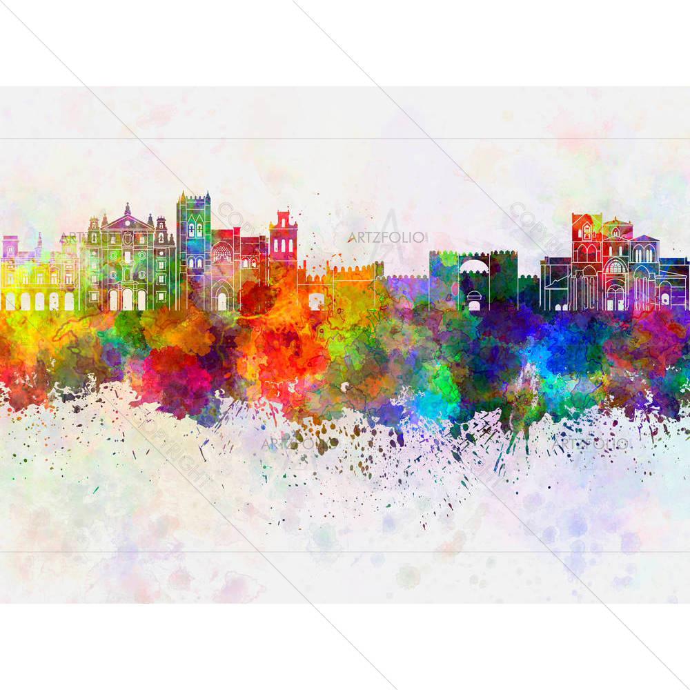 Avila, Spain — Abstract custom art by ArtzFolio