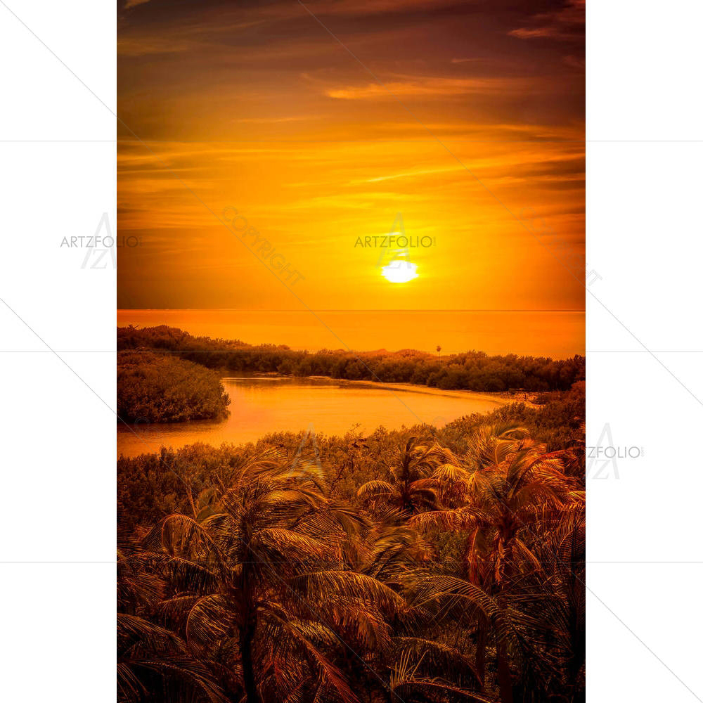 Mexican Contoy Island D1 — Devotional custom art by ArtzFolio