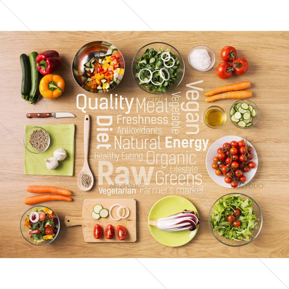 Healthy Eating Concepts — Beverage custom art by ArtzFolio