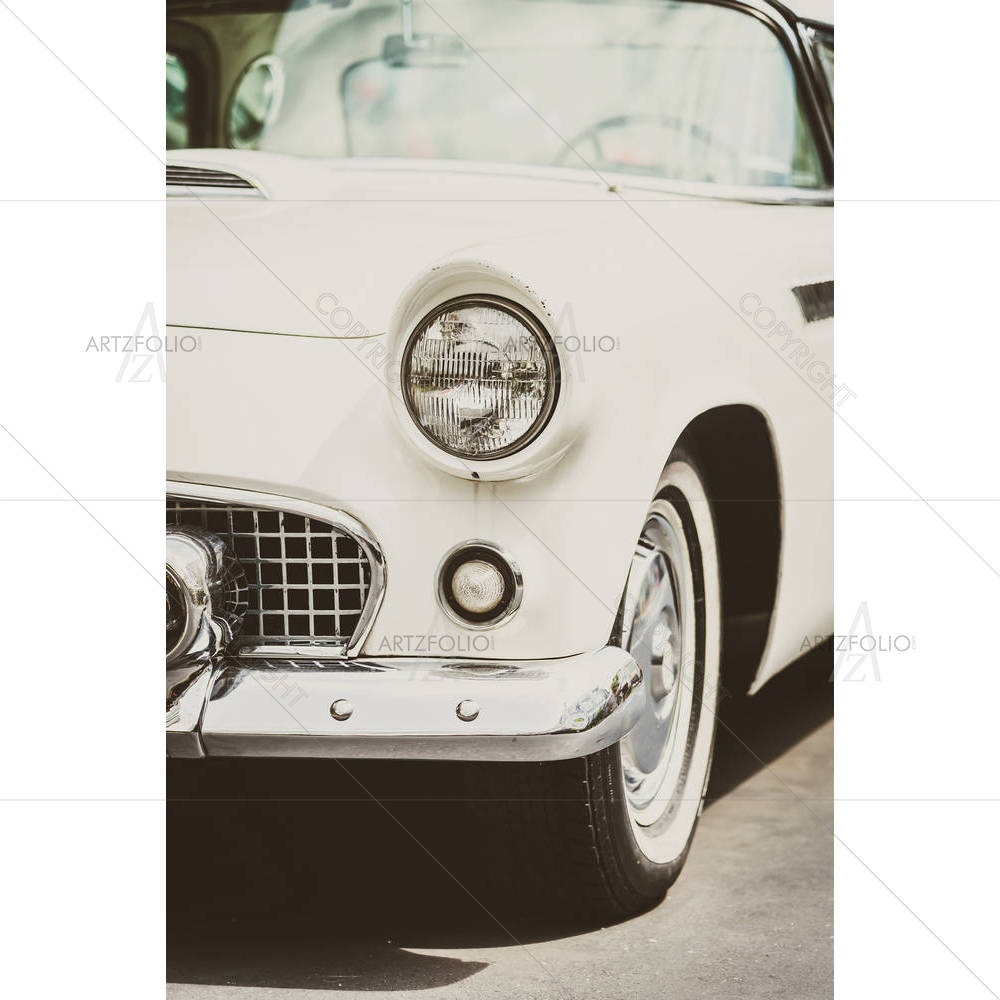 Photo of Vintage Car Headlight D2 — Ancient custom art by ArtzFolio