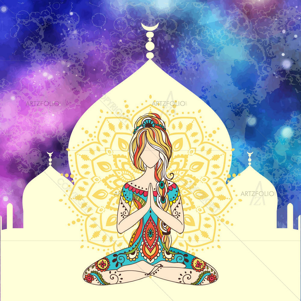 Ornament Yoga — custom-size art design 5006799