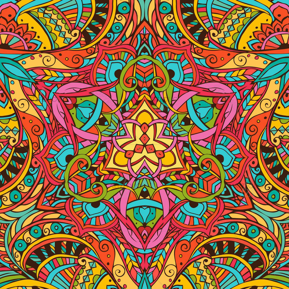 Abstract Ornament D1 — custom-size art design 5006801