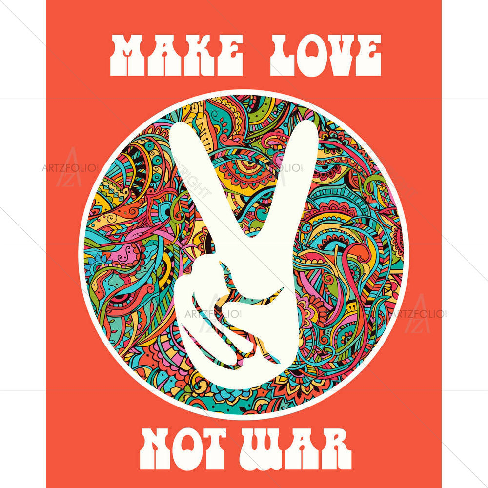 Hippie Style D2 — custom-size art design 5006802