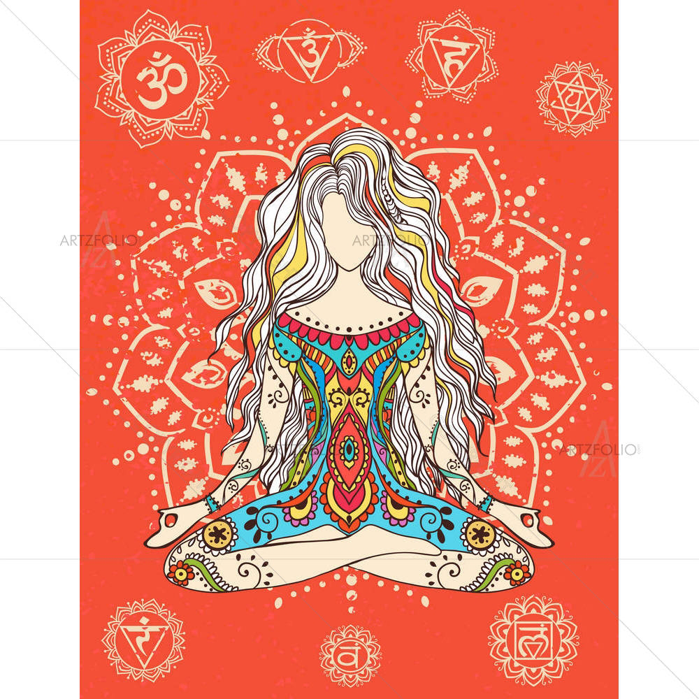 Yoga D5 — Devotional custom art by ArtzFolio