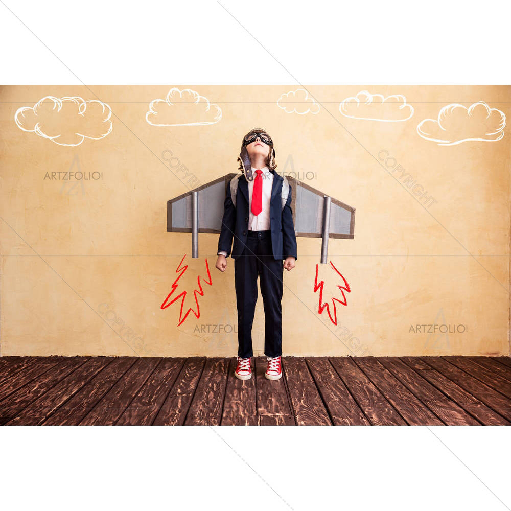 Startup Concept Portrait — custom-size art design 5006823