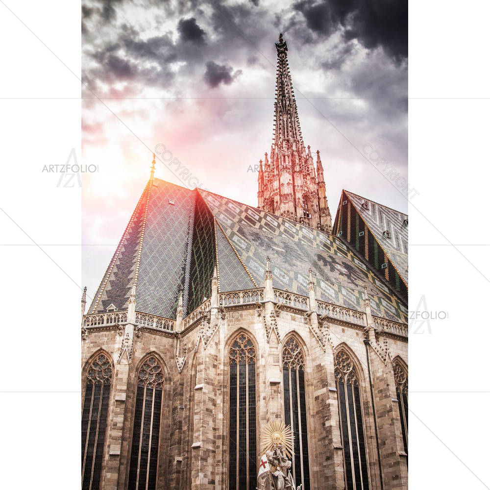 St. Stephen's Cathedral, Vienna, Austria — Devotional custom art by ArtzFolio