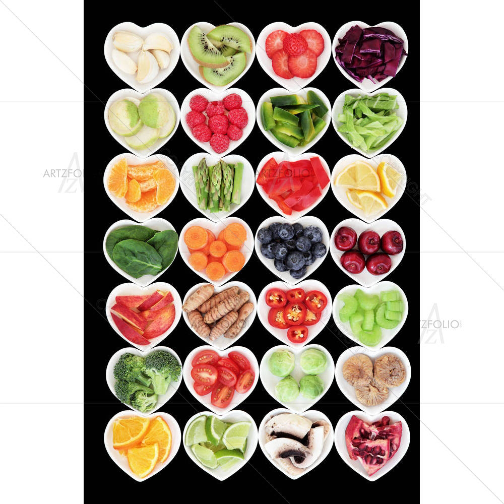 Food Selection Display — Abstract custom art by ArtzFolio