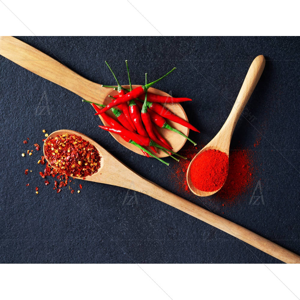 Photo of Spoon Filled with Spices D2 — Fluid marble custom art by ArtzFolio