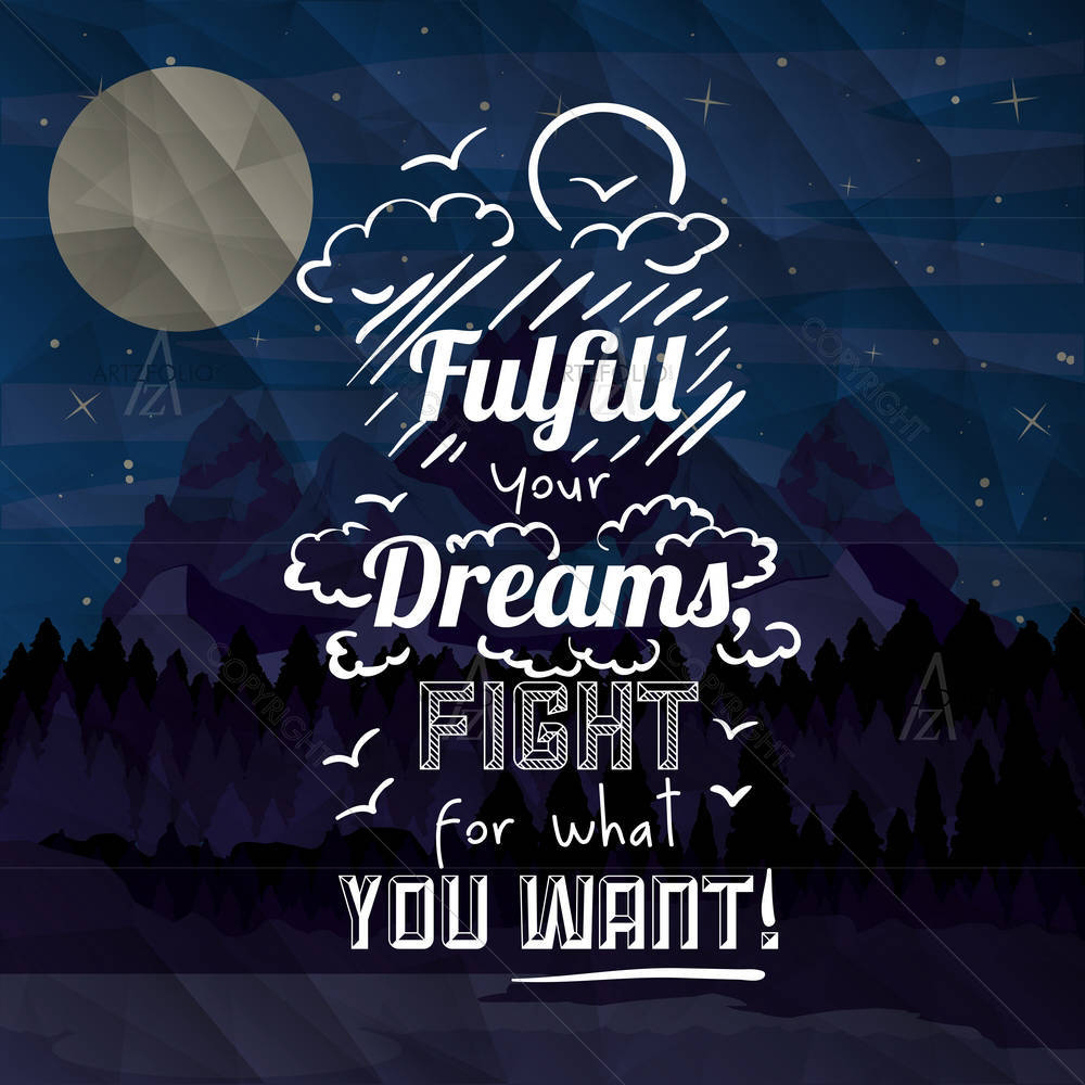 Motivational Quote D8 — Abstract custom art by ArtzFolio