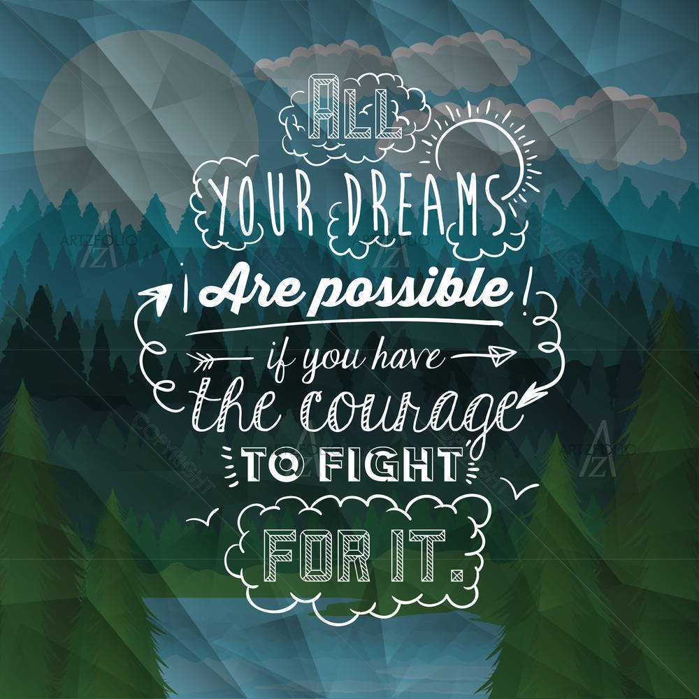 Motivational Quote D10 — Abstract custom art by ArtzFolio