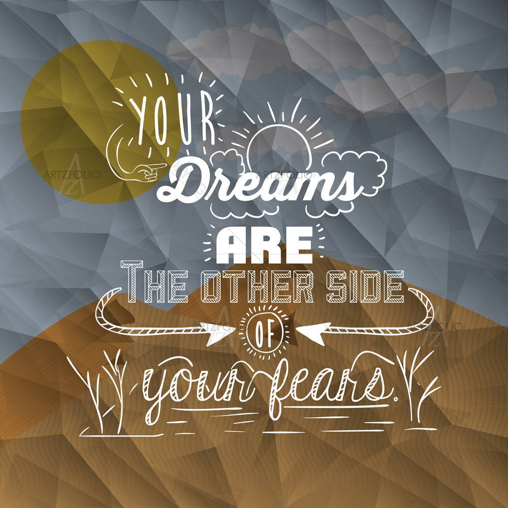 Motivational Quote D12 — Abstract custom art by ArtzFolio