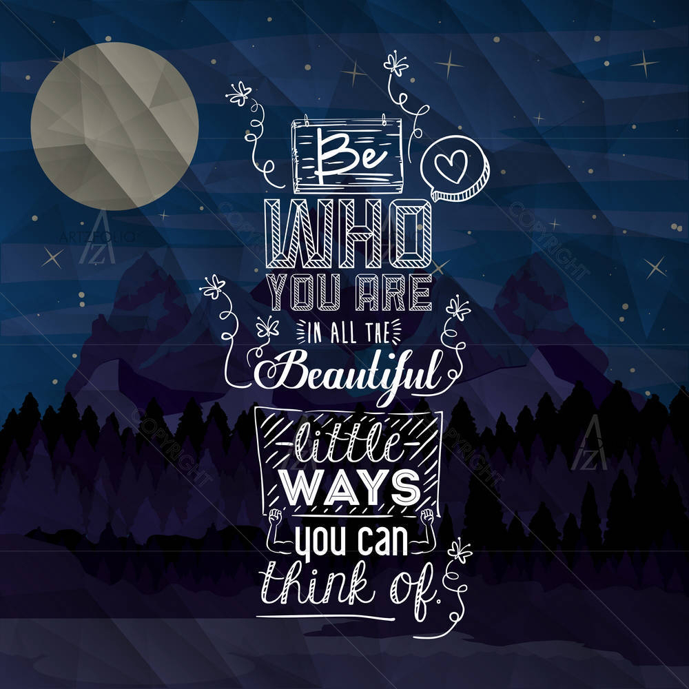 Motivational Quote D17 — custom-size art design 5006943