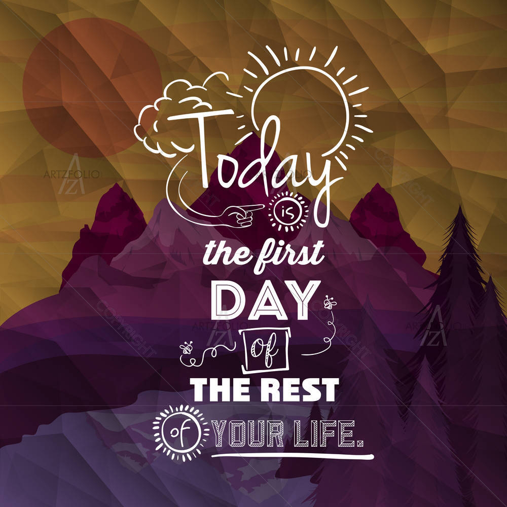 Motivational Quote D22 — custom-size art design 5006948