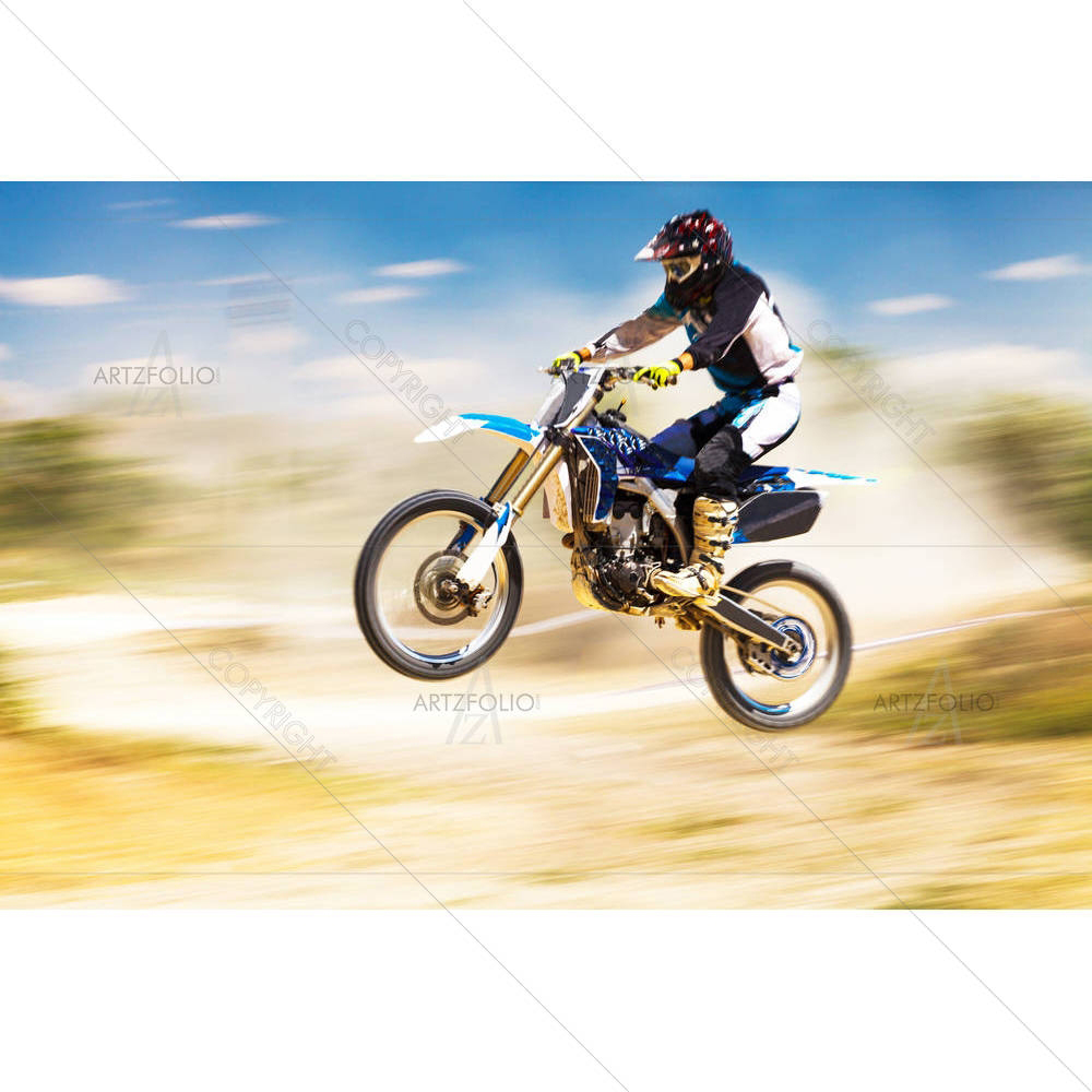 Motocross — Automobiles custom art by ArtzFolio