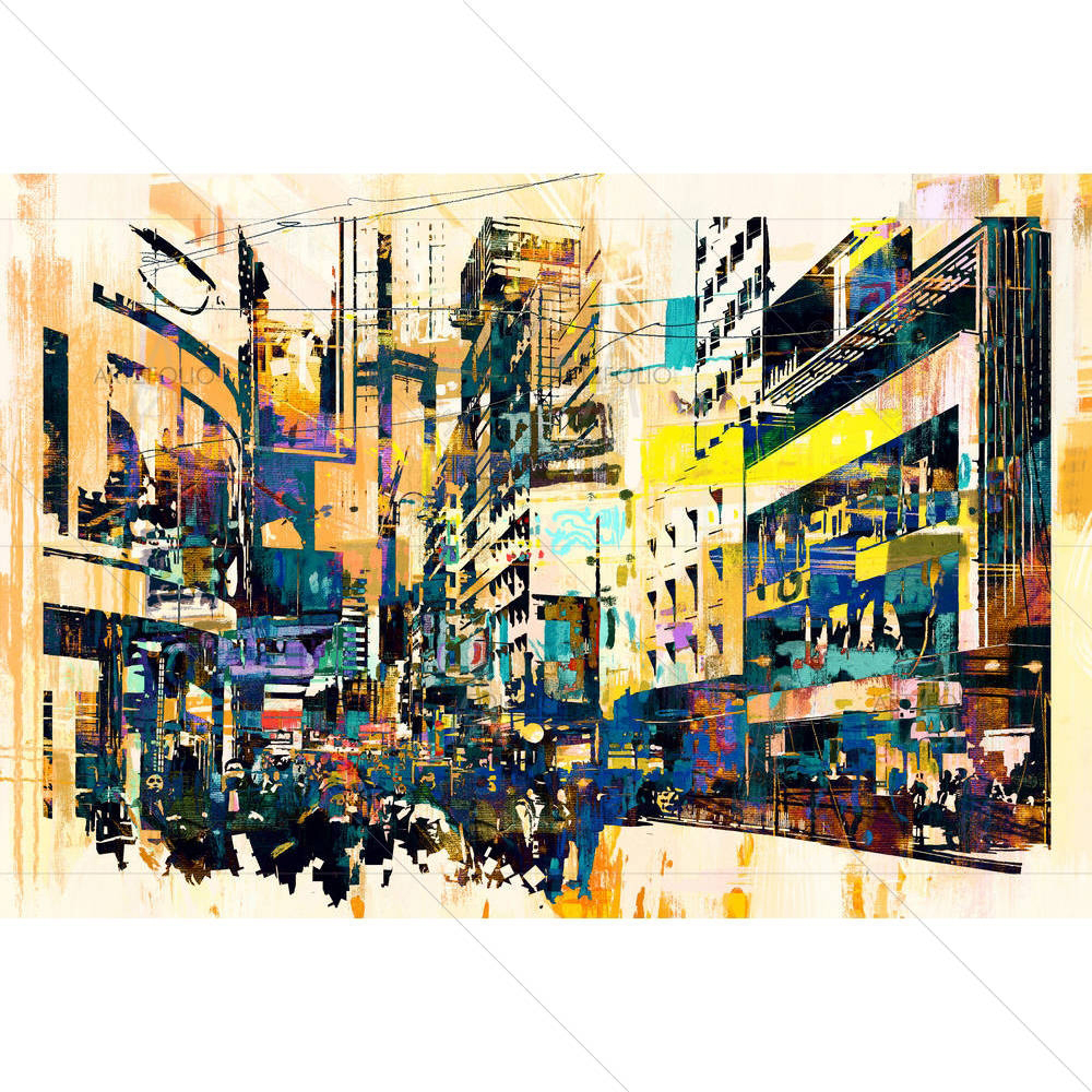 Art Of Cityscape — custom-size art design 5006978