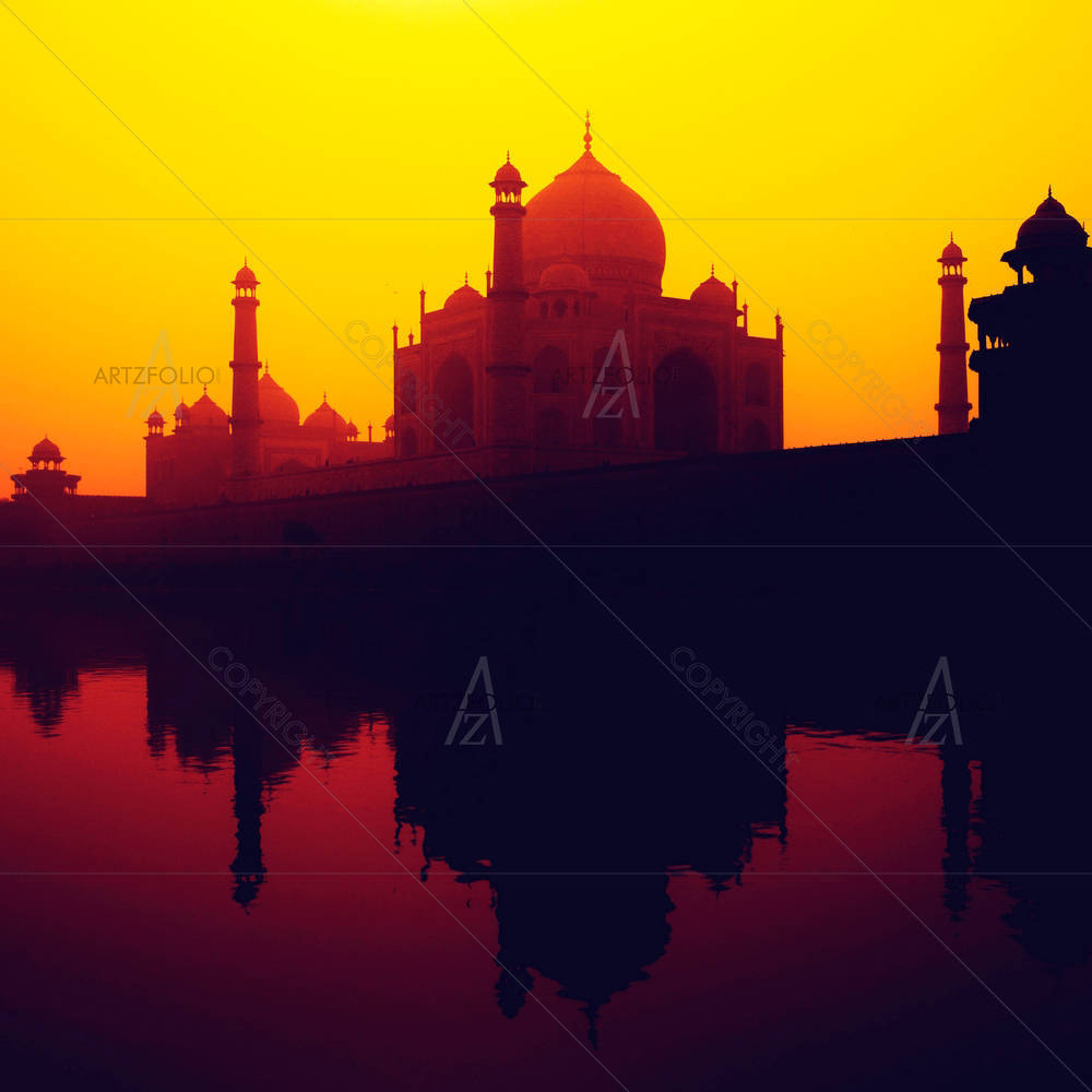 Taj Mahal, Agra, India D1 — custom-size art design 5006987