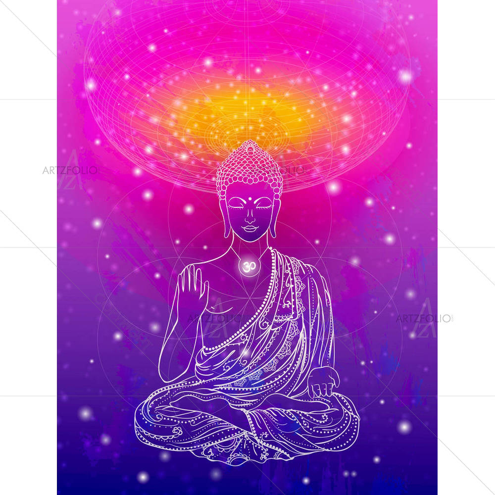 Lord Buddha in Lotus Meditation Position D1 — custom-size art design 5007015