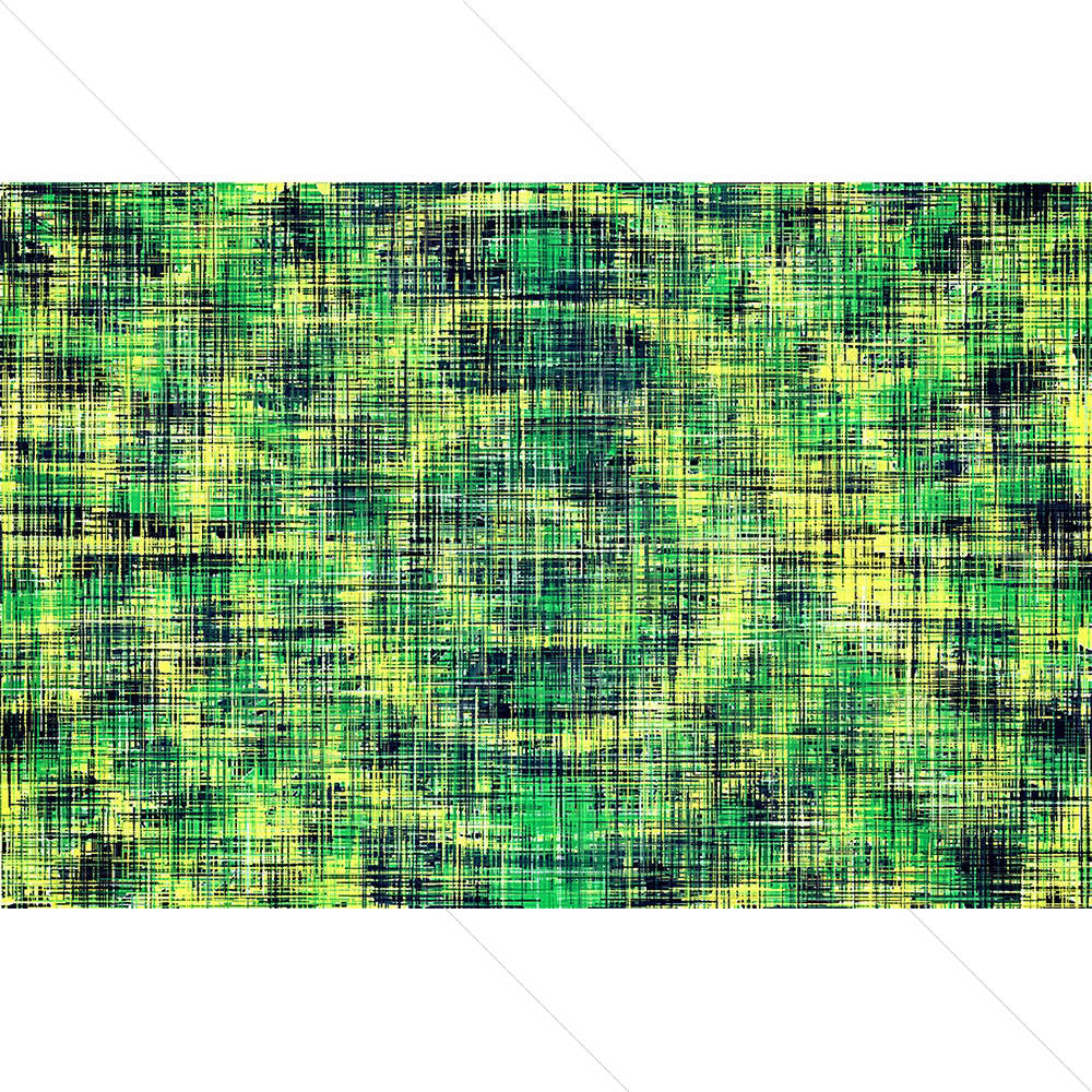 Green Yellow & Black Abstract — custom-size art design 5007024