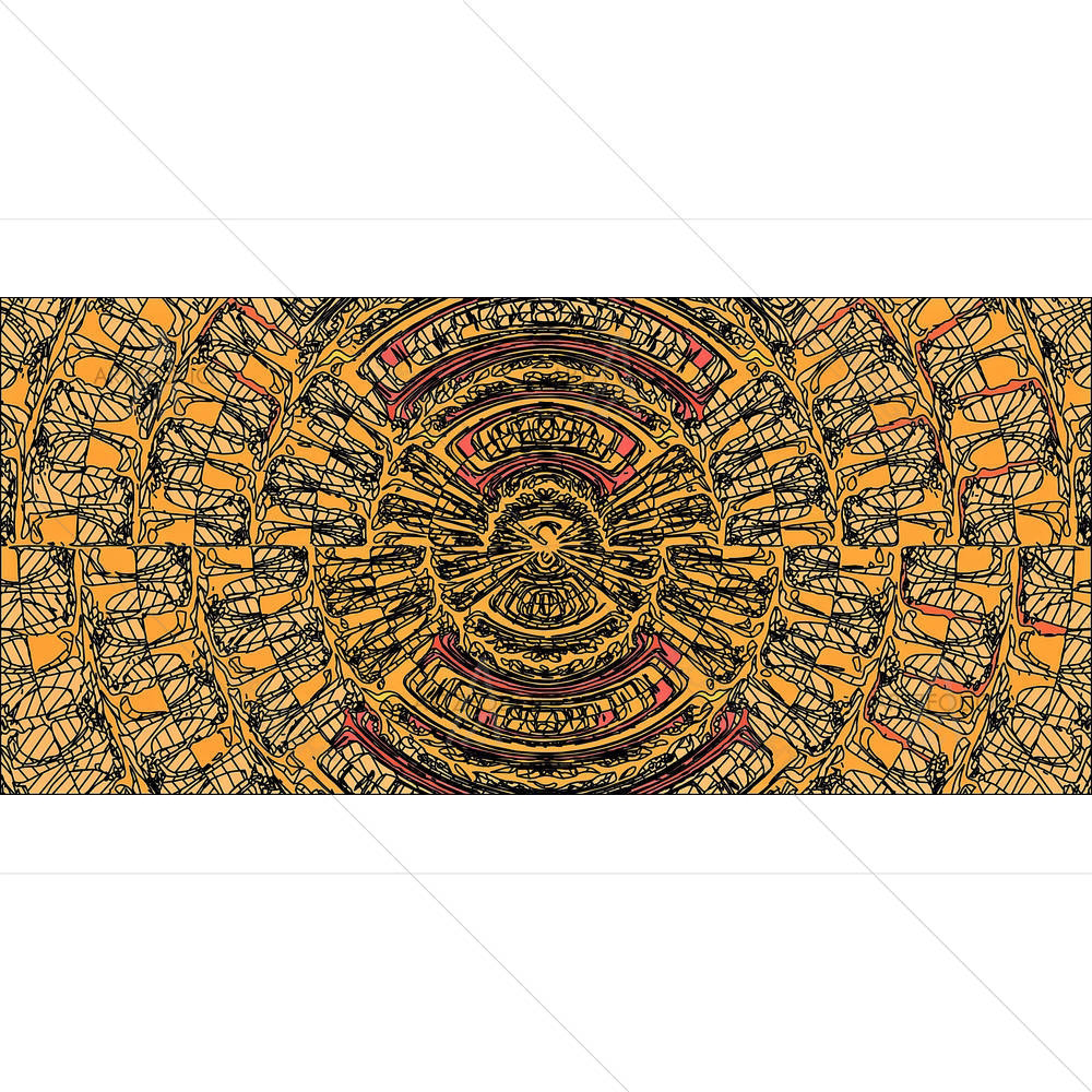 Abstract Circlular Art — custom-size art design 5007025
