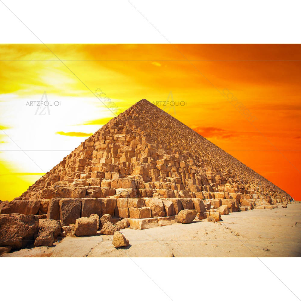 Pyramids Of The Pharaohs In Giza, Cairo, Egypt D2 — custom-size art design 5007075