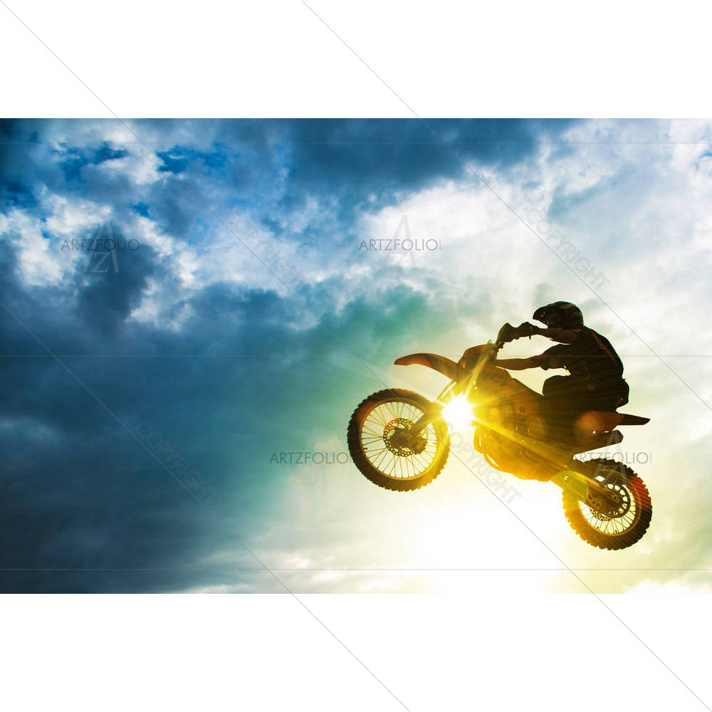 Motocross Bike Sport — custom-size art design 5007090