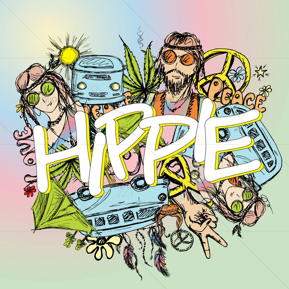 Hippie Design — custom-size art design 5007091