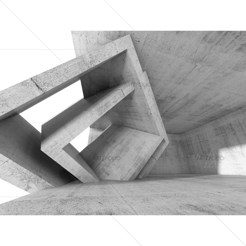 Cubic Structures D1 — Abstract custom art by ArtzFolio