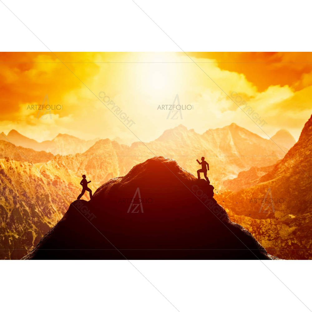 Challenge in Life Concepts — custom-size art design 5007102