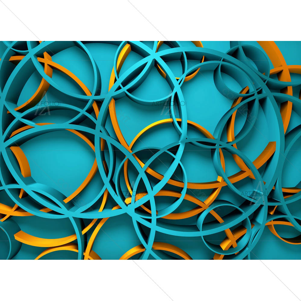 Abstract Chaotic Geometry D1 — custom-size art design 5007118