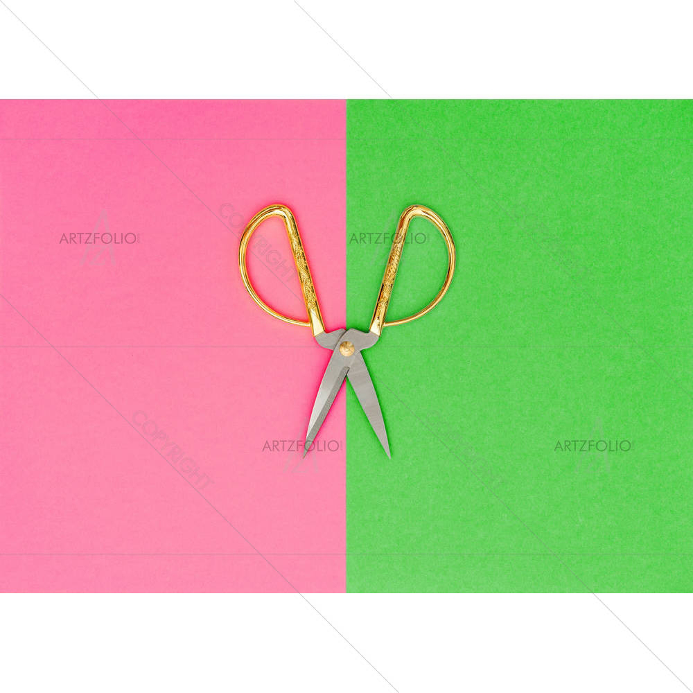 Vintage Scissors D2 — Ancient custom art by ArtzFolio