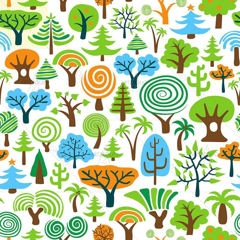 Tree Collection — custom-size art design 5007194