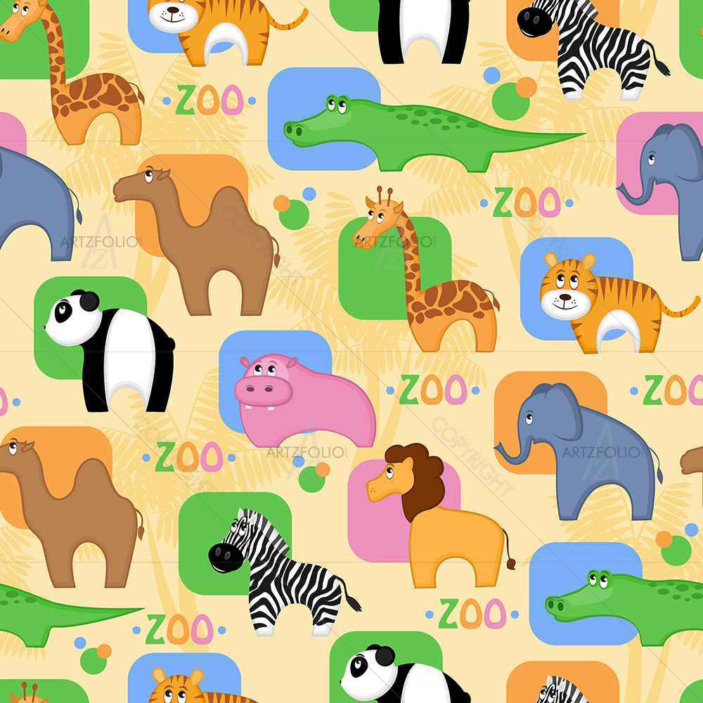 African Animals D1 — custom-size art design 5007209