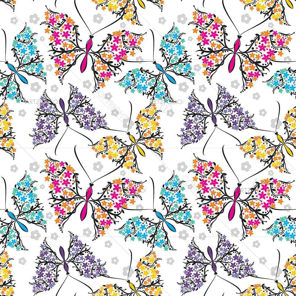 Cute Butterflies — custom-size art design 5007213