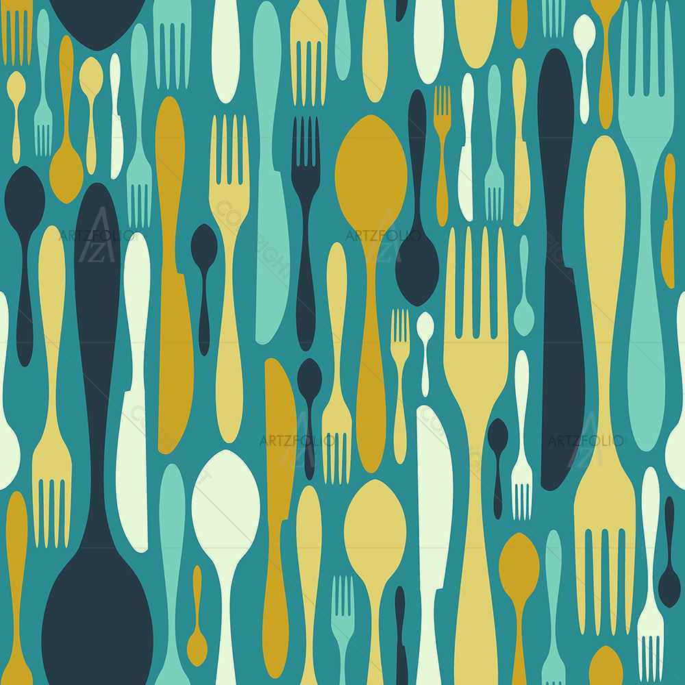 Cutlery — Abstract custom art by ArtzFolio