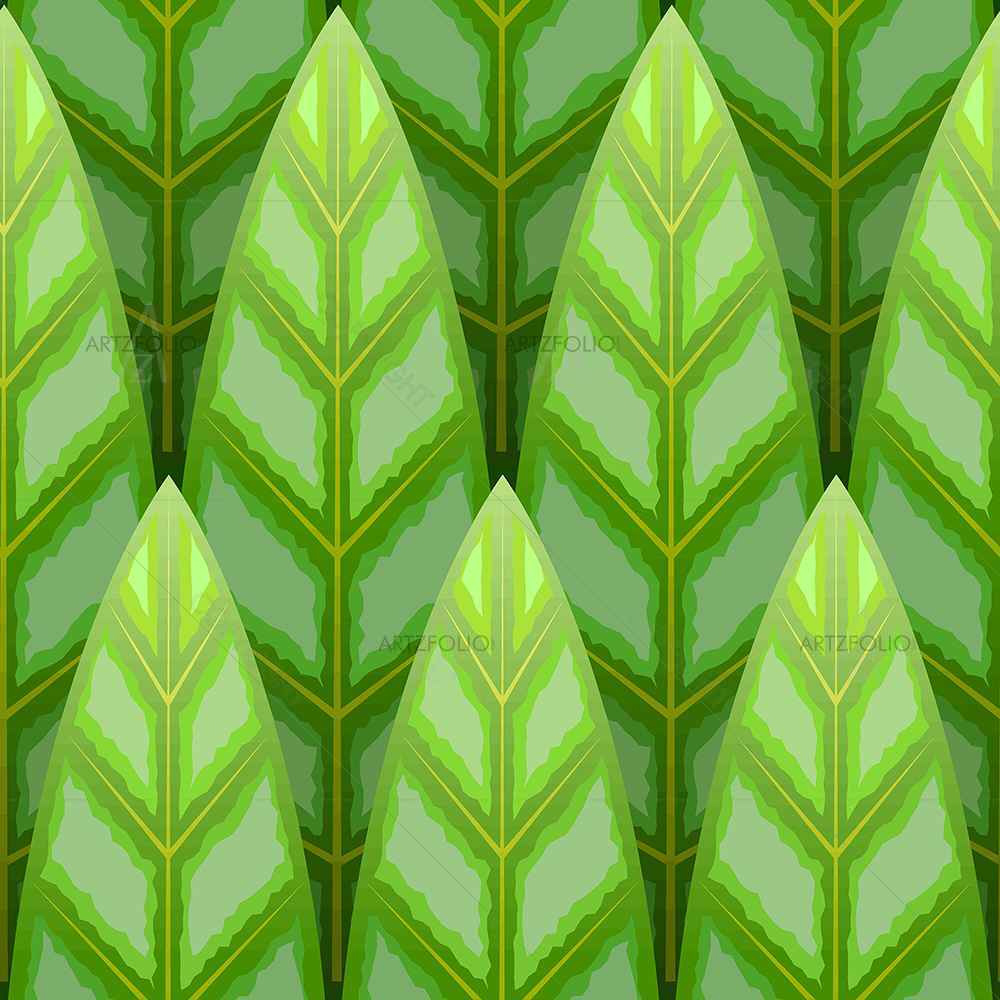 Green Leaf — Landscapes custom art by ArtzFolio